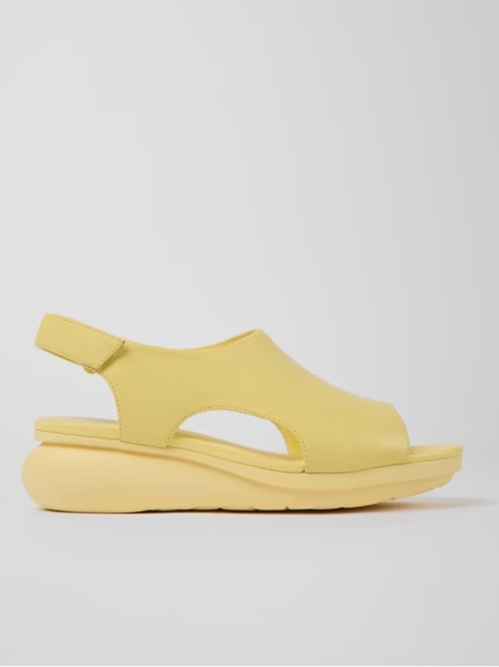 Camper Balloon Yellow Leather Sandal
